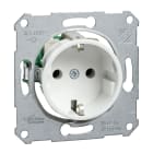 SCHNEIDER ELECTRIC - Steckdose 16A für Zentralplatte FASHION/RIVA/SCALA Steckklemme reinweiß