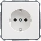 SCHNEIDER ELECTRIC - Steckdose 16A ohne Kralle FASHION/RIVA/SCALA Steckklemme reinweiß