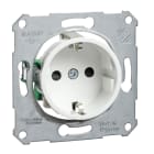 SCHNEIDER ELECTRIC - Steckdose mit erhöhtem Berührungsschutz 16A für Zentralpl FASHION/RIVA/SCALA Steckklemme reinweiß