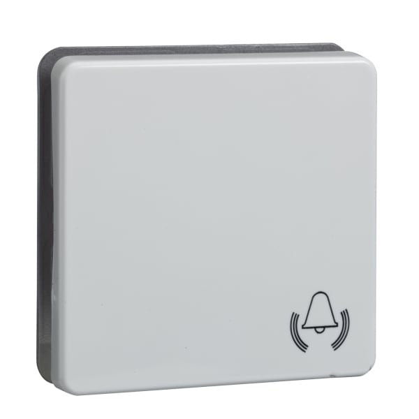 SCHNEIDER ELECTRIC - Wippe Universal-schalter/Taster Symbol Klingel FASHION/RIVA/SCALA reinweiß