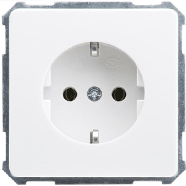 SCHNEIDER ELECTRIC - Steckdose 16A FASHION/RIVA/SCALA Schraubklemme reinweiß