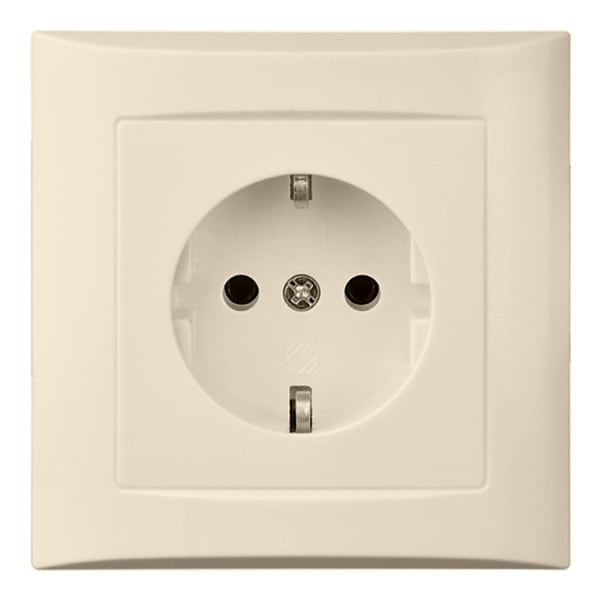 SCHNEIDER ELECTRIC - Steckdose 16A Vollplatte Joy Steckklemme reinweiß