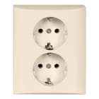SCHNEIDER ELECTRIC - Steckdose 2-fach halbversenkt 16A Joy Schraubklemme reinweiß