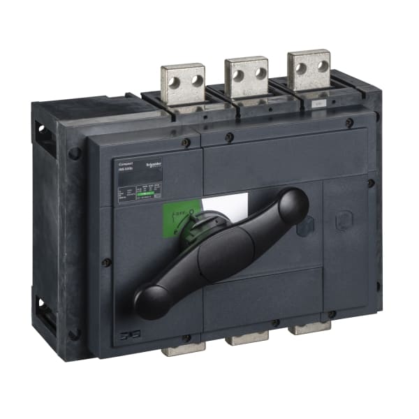 SCHNEIDER ELECTRIC - Lasttrennschalter ComPact INS630b 3P 630A Festeinbau mit schwarzem Drehantrieb