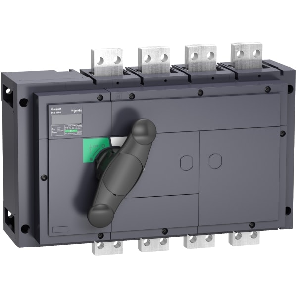 SCHNEIDER ELECTRIC - Lasttrennschalter ComPact INS630b 4P 630A Festeinbau mit schwarzem Drehantrieb