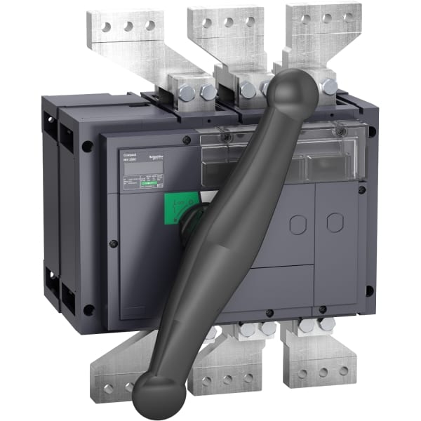 SCHNEIDER ELECTRIC - Lasttrennschalter ComPact INV2000 3P 2000A Festeinbau mit schwarzem Drehantrieb