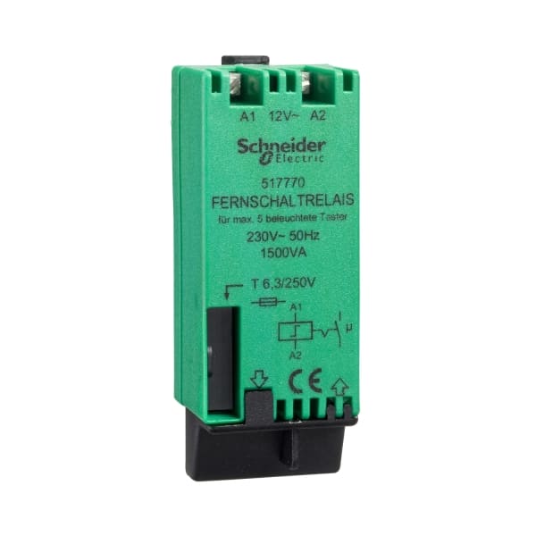 SCHNEIDER ELECTRIC - Elektronisches Fernschaltrelais 1500VA RENOVIERUNG grün