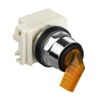SCHNEIDER ELECTRIC - Leuchtwahlschalter Ø 30, gelb, 2 Stellungen rastend, 24V AC/DC