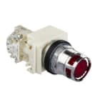 SCHNEIDER ELECTRIC - Leuchtdrucktaster, rot Ø 30 - flach, o. Rastung - 24 V - 1OC