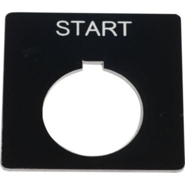 SCHNEIDER ELECTRIC - Drucktaster, Beschriftungsschild 30mm Typ K - Markierter ''Start''