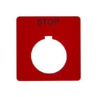 SCHNEIDER ELECTRIC - Drucktaster, 30mm-Schild, Beschriftung ''STOP''