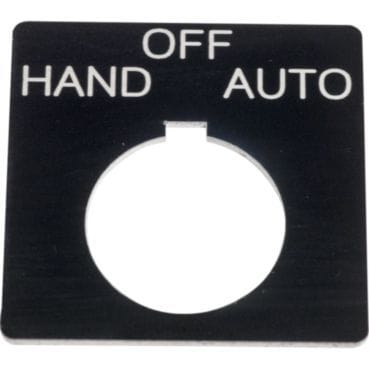 SCHNEIDER ELECTRIC - Schild, Ø 30, 40x40mm, schwarz