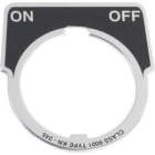 SCHNEIDER ELECTRIC - Schild, Ø 30, 40x43mm, OFF-ON