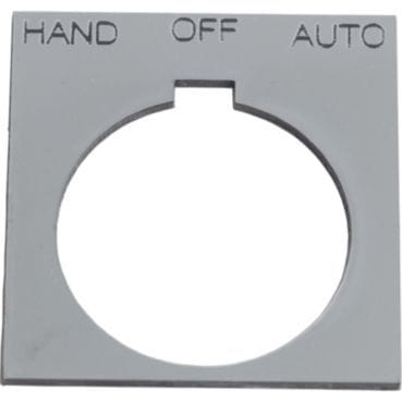 SCHNEIDER ELECTRIC - Schild, Ø 30, 40x40mm, schwarz