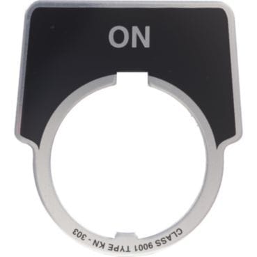 SCHNEIDER ELECTRIC - Schild, Ø 30, 40x40mm, schwarz