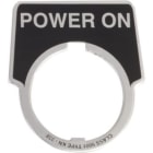SCHNEIDER ELECTRIC - Schild, Ø 30, 40x40mm, schwarz