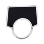 SCHNEIDER ELECTRIC - Schild, Ø 30, 40x40mm, schwarz