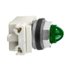 SCHNEIDER ELECTRIC - Leuchtmelder Ø 30, grün, m. Glühlampe BA 9s, 120V AC/DC, IP66