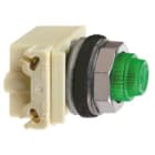 SCHNEIDER ELECTRIC - Leuchtmelder, achteckig Ø 30 - IP 65 - grün - BA 9s LED - 120 V - Laschen