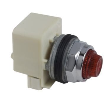 SCHNEIDER ELECTRIC - Leuchtmelder, achteckig Ø 30 - IP 65 - rot - BA 9s LED - 120 V - Laschen