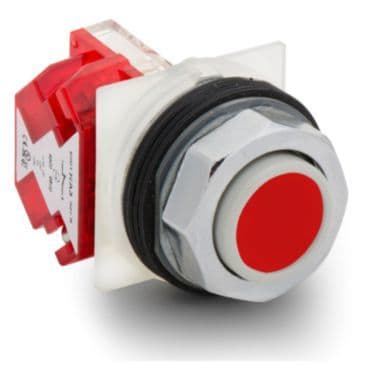 SCHNEIDER ELECTRIC - Drucktaster, rot Ø 30, vorst., o. Rastung, 1Ö