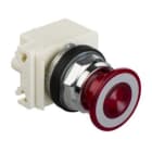 SCHNEIDER ELECTRIC - Leuchtdrucktaster Ø 30, Pilzdrucktaster Ø 41mm, rot, 2 Stellungen, 24 V AC/DC