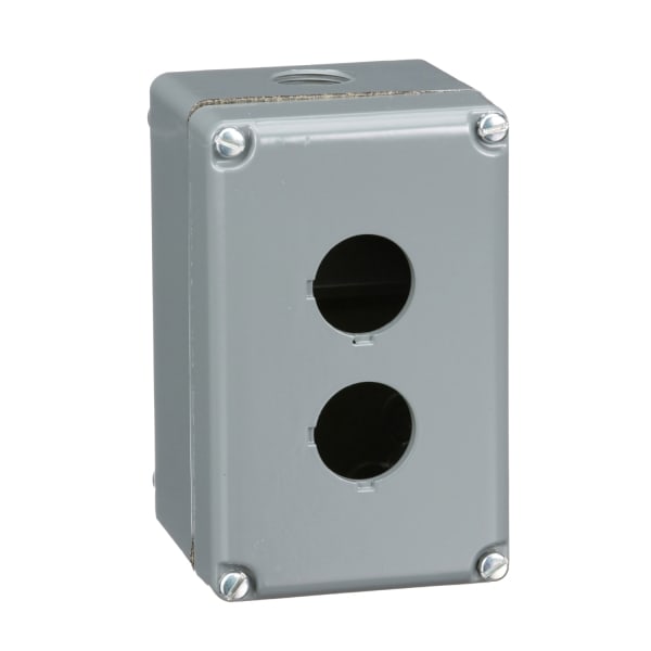 SCHNEIDER ELECTRIC - Leergehäuse, 9001K, Aluminium-Spritzguss, 2 Einbaustellen Ø 30