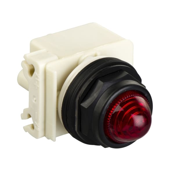 SCHNEIDER ELECTRIC - Leuchtmelder Ø 30, rot, m. LED hoher Leuchtkraft, BA 9s, 24 V AC/DC, IP66