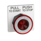 SCHNEIDER ELECTRIC - 30MM PUSH-PULL OPERATOR ROTER KNOPF