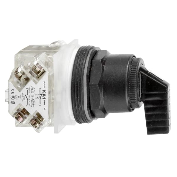 SCHNEIDER ELECTRIC - Wahlschalter Ø 30, 2 Stellungen, rastend, o. Hilfsschalterblock