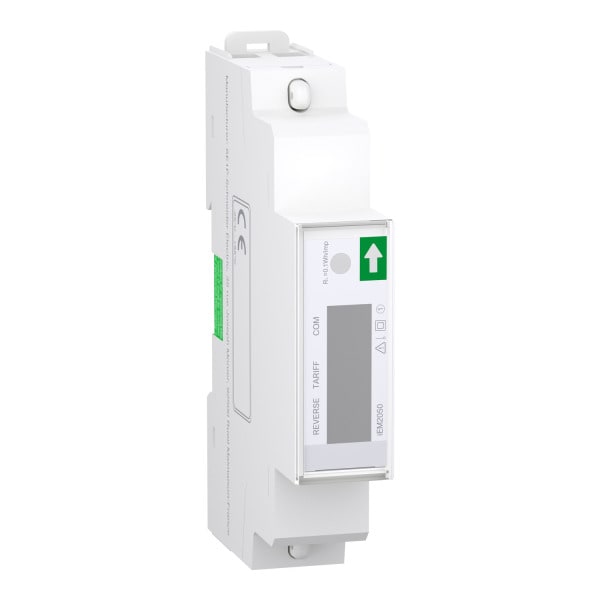 SCHNEIDER ELECTRIC - Energiezähler iEM2050, 1-phasig 230V, 45A, Modbus RTU, S0-Impuls, Genauigkeitsklasse 1