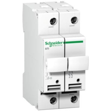 SCHNEIDER ELECTRIC - Acti 9 - Sicherungslasttrennschalter STI - 2-polig - 10 A - für Sicherung 8,5 x 31,5 mm