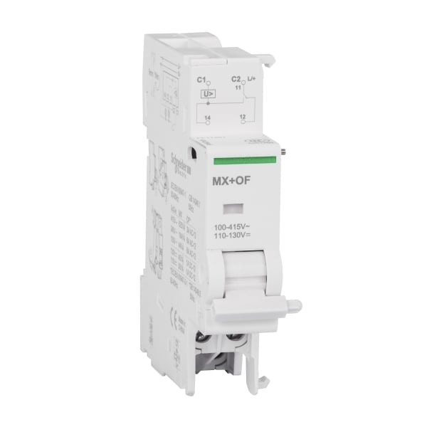 SCHNEIDER ELECTRIC - Arbeitsstromauslöser MX+Hilfskontakt OF, 220-415V AC 110-130V DC