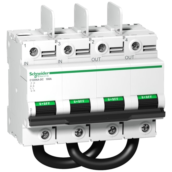 SCHNEIDER ELECTRIC - Lasttrennschalter C120NA-DC, 2P, 100A, 1.000V DC, Anschlüsse oben