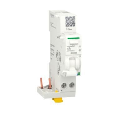 SCHNEIDER ELECTRIC - Acti9 AFDD-FI-LS-Block iC40, 1P+N, 25A, 30mA, Typ A-SI, Zigbee