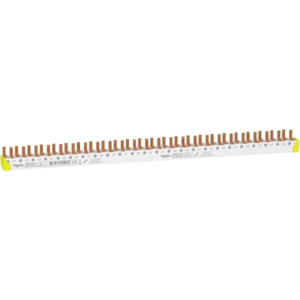 SCHNEIDER ELECTRIC - Phasenschiene für FI/LS, ablängbar, 3P+N, 24 Module für 12 FI/LS, 80A