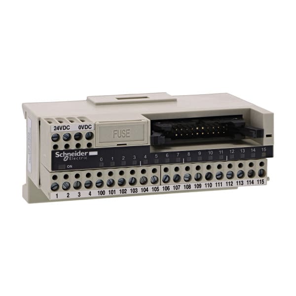 SCHNEIDER ELECTRIC - Passiver Klemmenblock ABE7, 16 Ein- od. Ausgänge, LED
