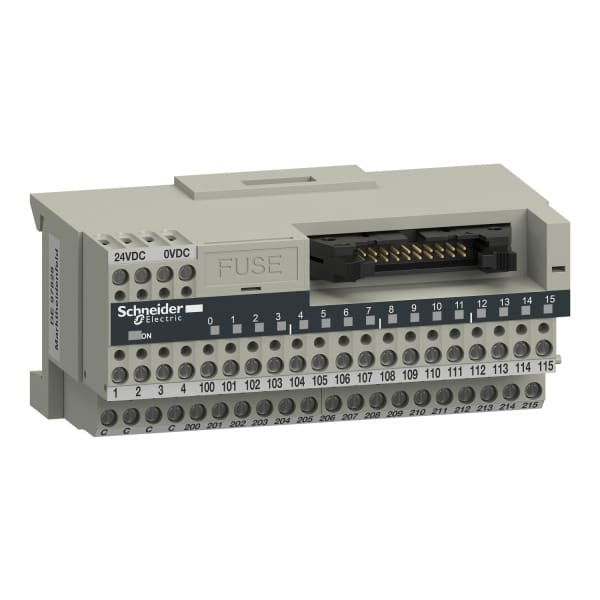 SCHNEIDER ELECTRIC - Passiver Klemmenblock ABE7, 16 Ein- od. Ausgänge, LED