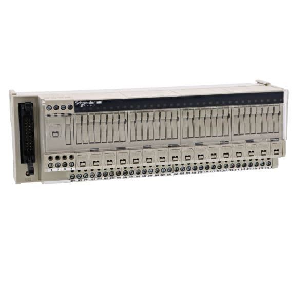 SCHNEIDER ELECTRIC - Passiver Klemmenblock ABE7, 16Ausgänge, Sicherungen, LED, Trennschalter