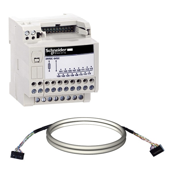 SCHNEIDER ELECTRIC - Passiver Klemmenblock ABE7, 16 Ein- od. Ausgänge, Micro/Premium Kabel 1m
