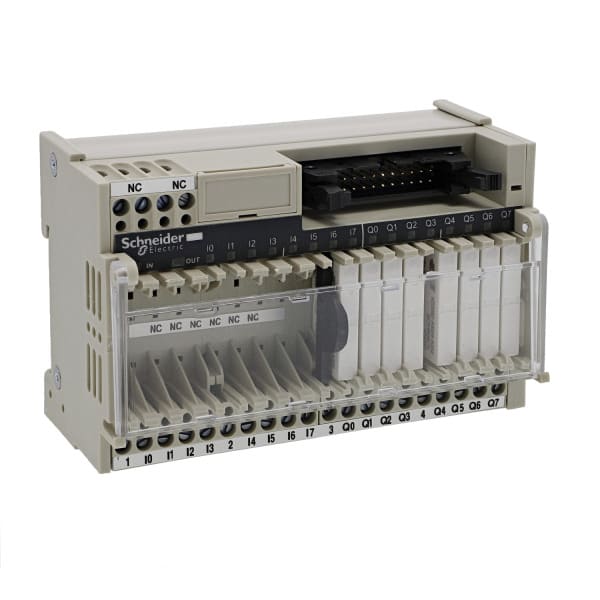 SCHNEIDER ELECTRIC - Klemmenblock m fest eingelöt. elektromech.Relais ABE7, 16 Kanäle, Relais 5mm