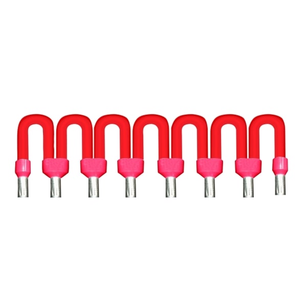 SCHNEIDER ELECTRIC - Einlegebrücke für Anschlussklemmenblock, für allgemeinen AC, rot, 2 cm