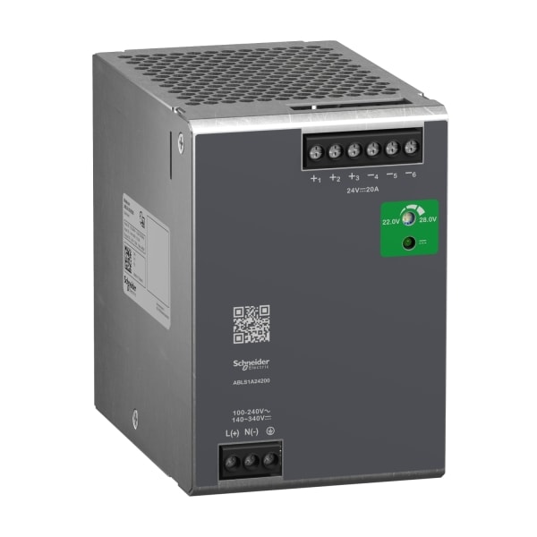 SCHNEIDER ELECTRIC - Spannungsversorgung, Modicon ABLS, Optimum, getaktet, 1-phasig, 100-240V AC, 24V DC, 20A, 480W
