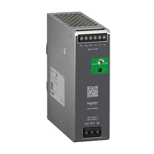 SCHNEIDER ELECTRIC - Spannungsversorgung, Modicon ABLS, Optimum, getaktet, 1-phasig, 100-240V AC, 48V DC, 2,5A, 120W