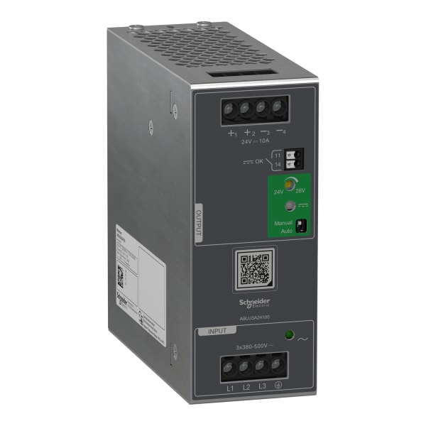 SCHNEIDER ELECTRIC - Spannungsversorgung, Modicon ABLU, Universal, getaktet, 380-500V AC, 3-phasig, 24V DC, 10A, 240W