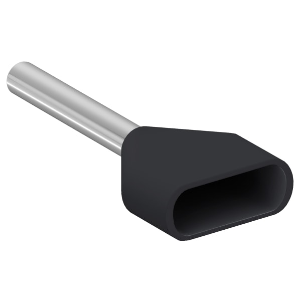 SCHNEIDER ELECTRIC - Aderendhülsen, doppelt, Ausführung normal, 1,5mm2, schwarz