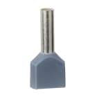 SCHNEIDER ELECTRIC - Aderendhülsen, doppelt, Ausführung normal, 2,5mm2, grau