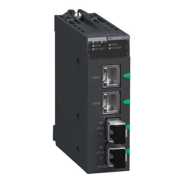 SCHNEIDER ELECTRIC - Modicon X80 Glasfaser-Konverter 2 Kanäle 100Base-TX auf FX SM/LC