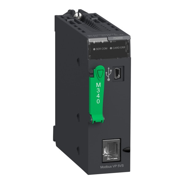 SCHNEIDER ELECTRIC - Modicon M340 CPU-Modul, max. 1024 digitale + 256 analoge E/A, Modbus