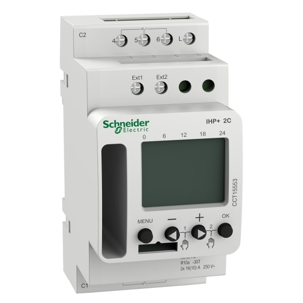 SCHNEIDER ELECTRIC - Digitale Zeitschaltuhr IHP+, Bluetooth